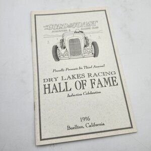 Dry Lakes Racing Hall Of Fame 1995 Inductions Program Booklet El Mirage a